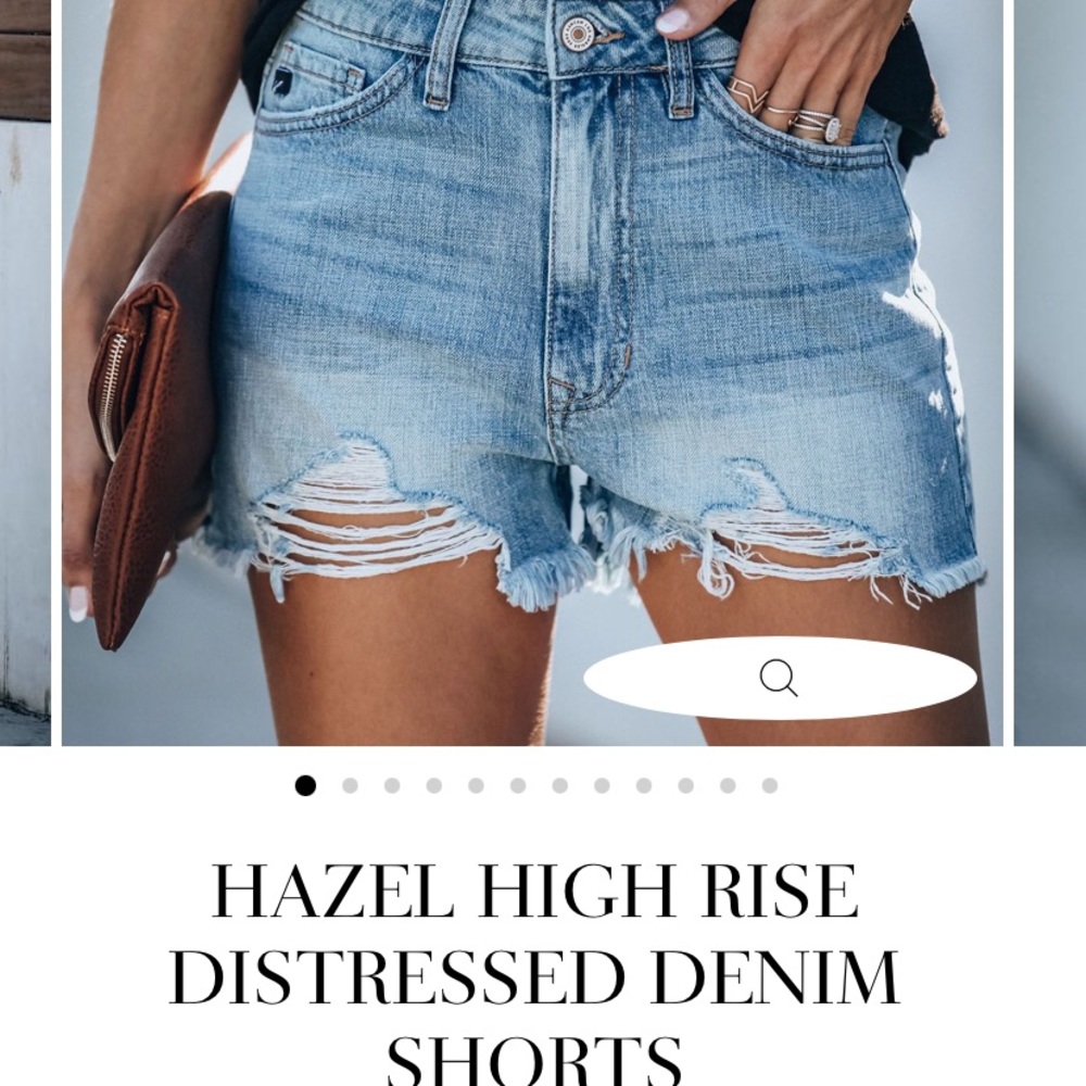 Vici denim shorts
